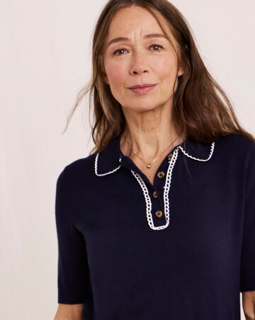 Julipa Scallop Trim Henley
