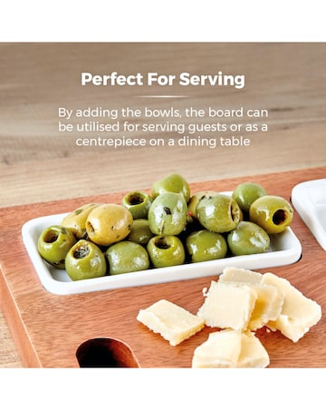 Tower Chopping Board with Dip Bowls