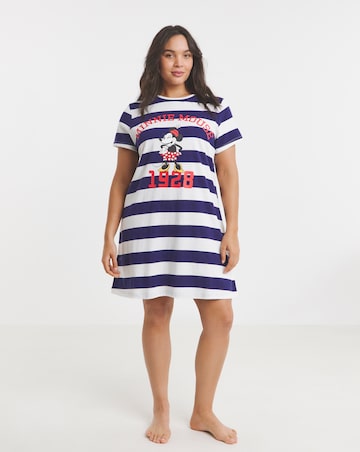 Minnie Mouse Cotton Oversized Tee Varsity Nightie
