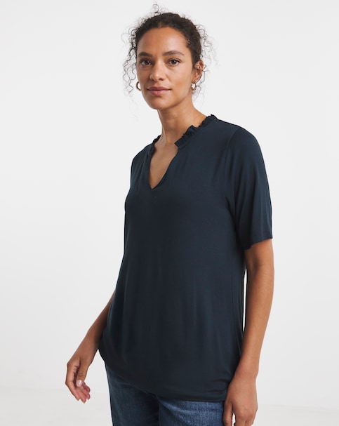 Frill Neck Top