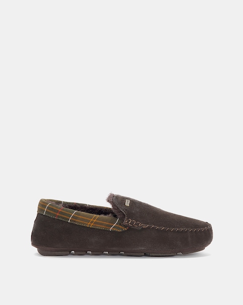 Barbour Monty Moccasin Slipper - Brown
