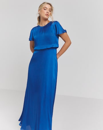 Joanna Hope Blouson Split Sleeve Dress