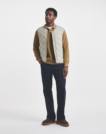 Union Garment Dyed Long Sleeve Polo-Brown