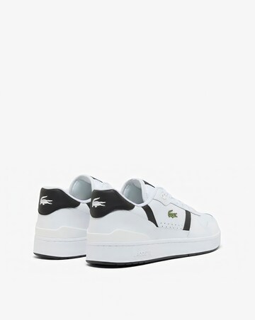 Lacoste T-Clip Set Leather Trainer - White/Black