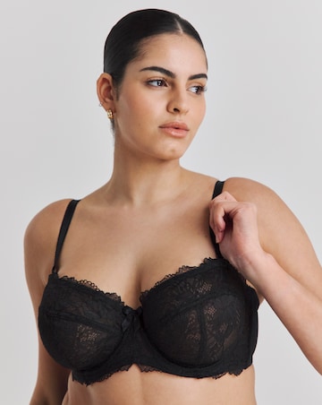 Pretty Secrets Ella Lace Multiway Wired Bra (B-J) Black