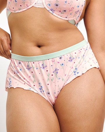 Pretty Secrets Floral Print Micro French Knicker