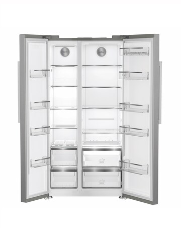 Hotpoint HPG26592XP4UK Dual No Frost American Fridge Freezer - Silver