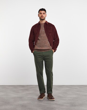 Injection Twisted Crew Neck Knit Jumper