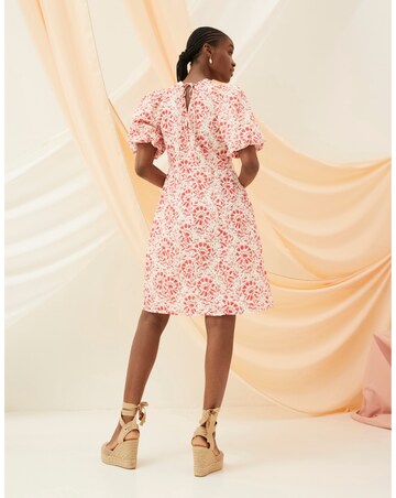 FatFace Floral Tile Mini Dress