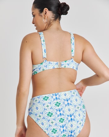 Tile Print Bikini Set