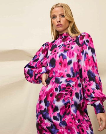 Ro&Zo Animal Print Short Dress