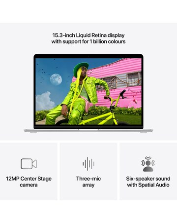 Apple MacBook Air (M5, 2026) 15in 10-core CPU 10-core GPU 16GB 512GB - Silver