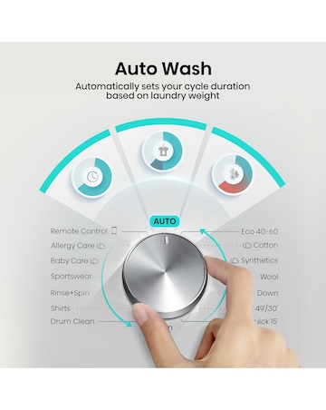 Hisense 3S Series WF3S8043BW WiFi-enabled 8kg 1400 Spin Washing Machine - White