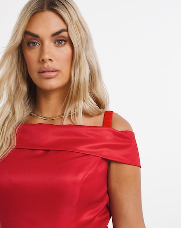 Chi Chi London Bardot Skater Dress