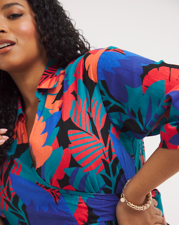 Tropical Cotton Beach Shirt