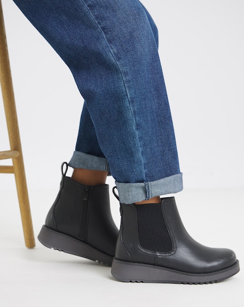 Heavenly Feet Rolo Chelsea Boot Ex Wide Fit