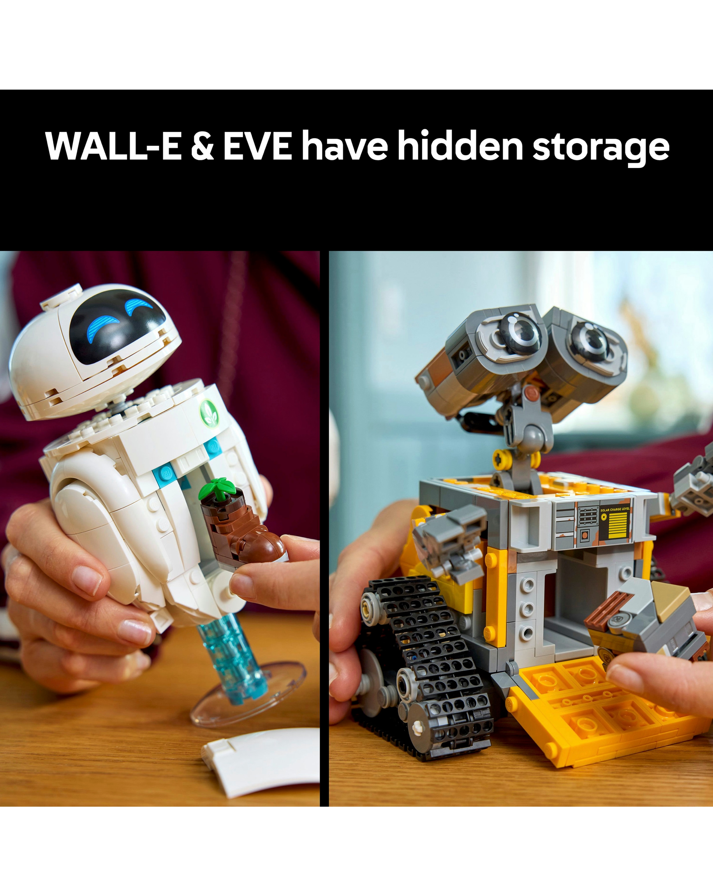 LEGO Disney and Pixar WALL-E and EVE Animated Film Fantasy