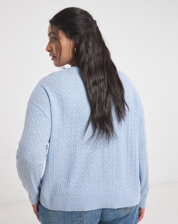 Tommy Hilfiger Mini Cables LS V-neck Sweater