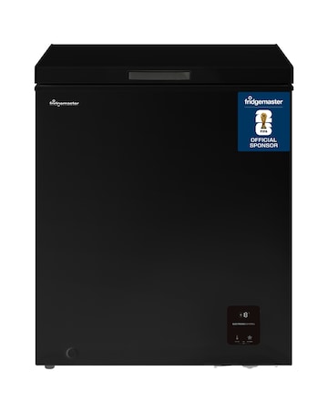 Fridgemaster MCF142EB 142L Chest Freezer - Black E Rated