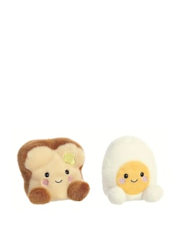 Aurora Palm Pals Buttery Toast &amp; Bobby Egg Plush Bundle
