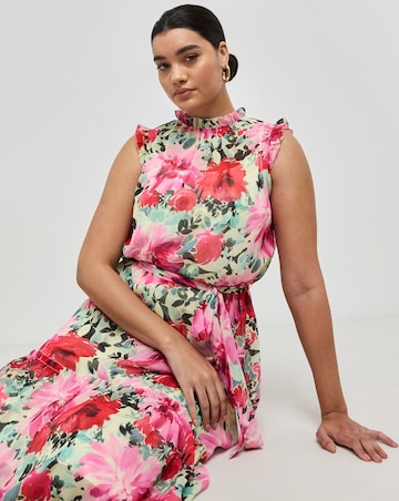 Joanna Hope Tie Waist Midi Dress