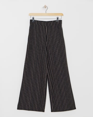 Textured Jersey Stripe Trouser