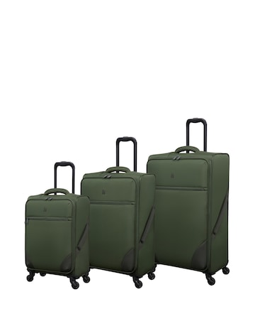IT Luggage Segment 3 Piece Set - Green