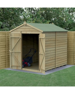 4LIFE Apex Shed 6x8 - Double Door - No Window (Home Delivery)