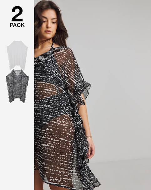 2 Pack Value Beach Kaftan