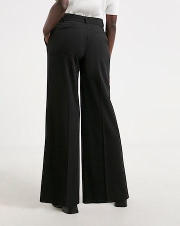 Tailored Wide Leg Trousers with stretch