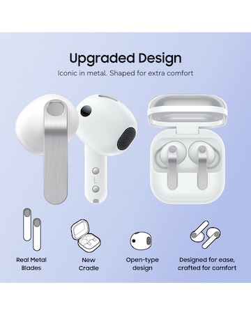 Samsung Galaxy Buds4 with Galaxy AI - White