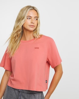 VANS Little Drop V-Neck Short Sleeve T-Shirt