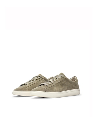 BOSS Kieran Suede Trainer - Khaki