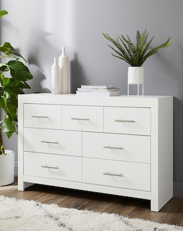 Dakota 3 Over 4 Drawer Chest