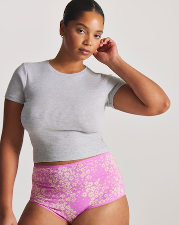 Pretty Secrets (6 Pack) Cotton Full Fit Brief Knickers