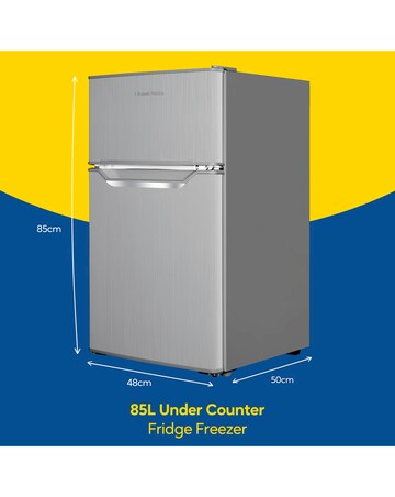 Russell Hobbs RH85UCFF482E1SS Under Counter Fridge Freezer - Stainless Steel