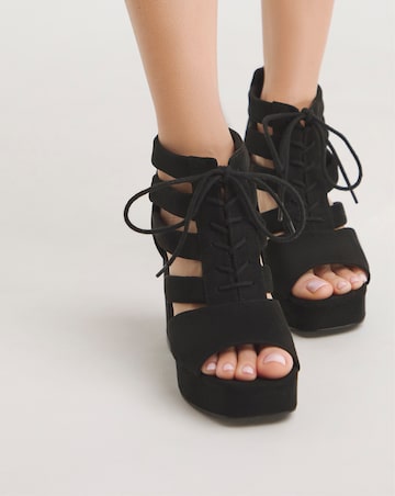 Ava Strappy Shoe Boot - Extra Wide Fit (EEE)