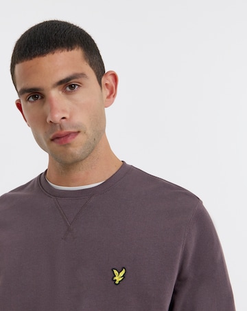 Lyle & Scott Classic Crew Neck Sweatshirt-Espresso