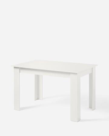 Dakota 4 Seater Dining Table with 4 Ava Button Back Chairs