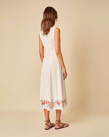 Nobody's Child Terra Midi Dress Embroidered