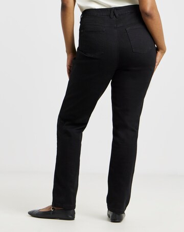 Super Stretch Premium Denim Black Slim Jeans