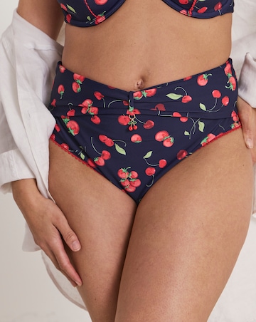 MAGISCULPT Firm Control Cherry Print Bikini Bottoms