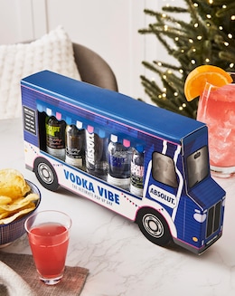 Absolut Vodka Vibe Pop Up Bar 4 x 50ml &amp; Shot Glass