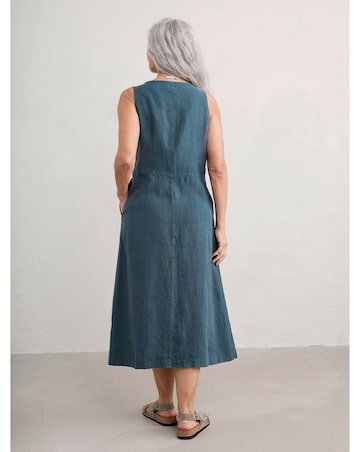 Seasalt Cornwall Sleeveless Grass Wave Dress