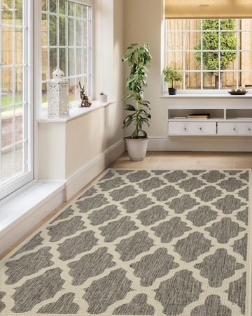 Trellis Gel Flatweave Rug