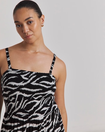 Value Shirred Mini Beach Dress