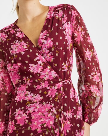 Hope & Ivy Blossom Wrap Maxi Dress