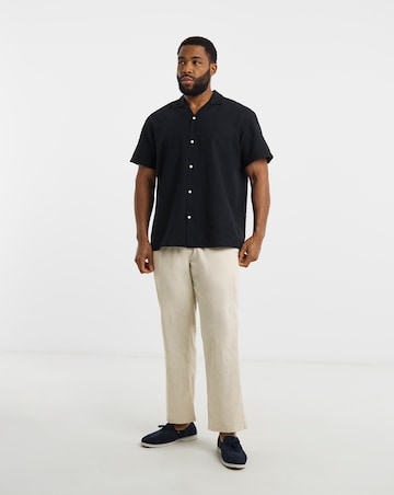 Jack & Jones Karl Breeze Linen Blend Trousers - Natural