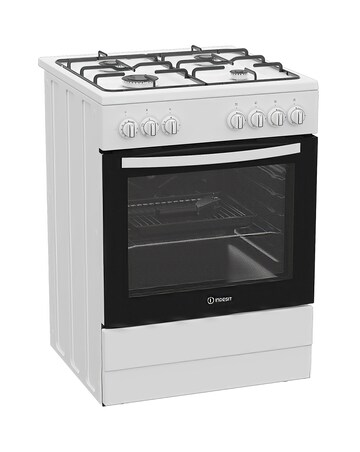 Indesit I6G3PMW/UK 60cm Gas Single Cooker - White + Installation