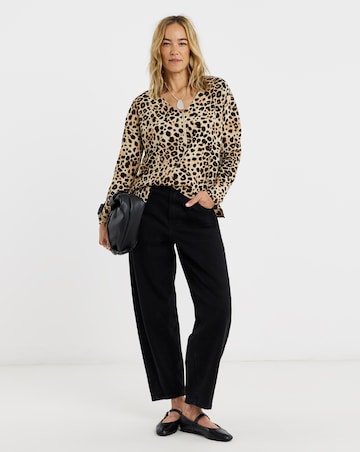 Zip Front Long Sleeve Top